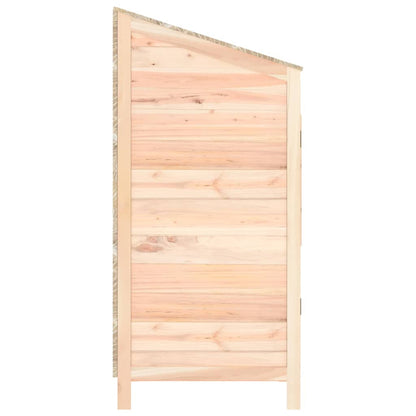 Capanno da Giardino 55x52x112 cm in Legno Massello di Abete - homemem39