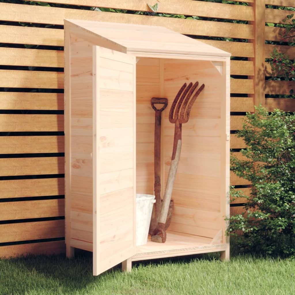 Capanno da Giardino 55x52x112 cm in Legno Massello di Abete - homemem39