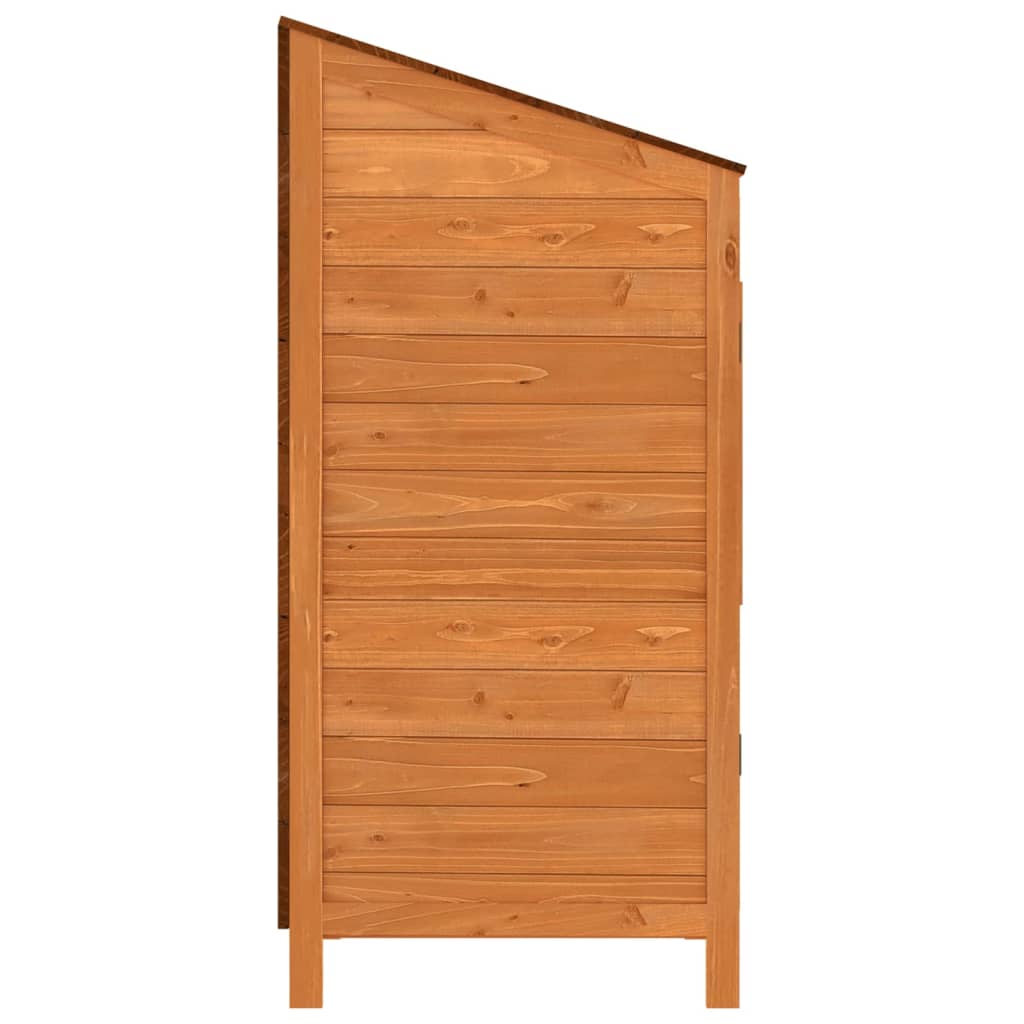 Capanno da Giardino Marrone 55x52x112cm Legno Massello di Abete - homemem39