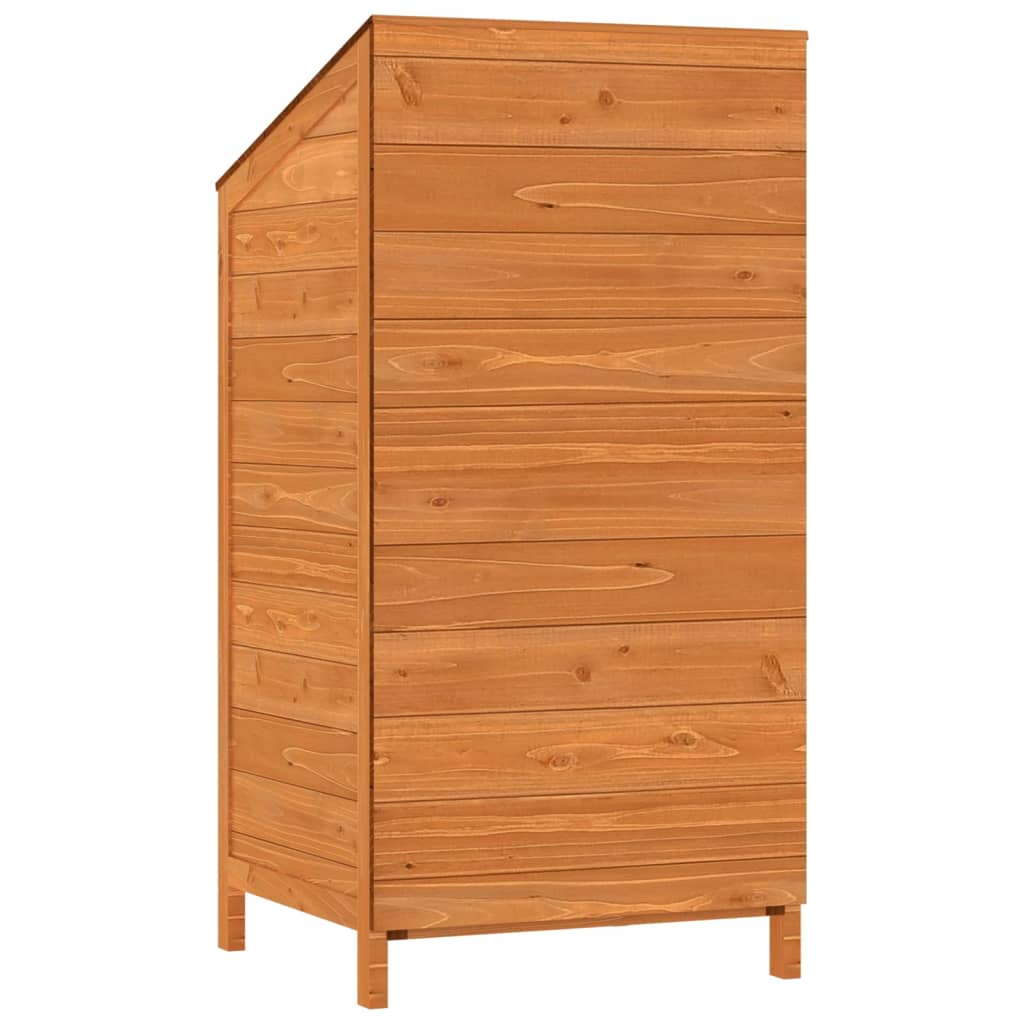 Capanno da Giardino Marrone 55x52x112cm Legno Massello di Abete - homemem39