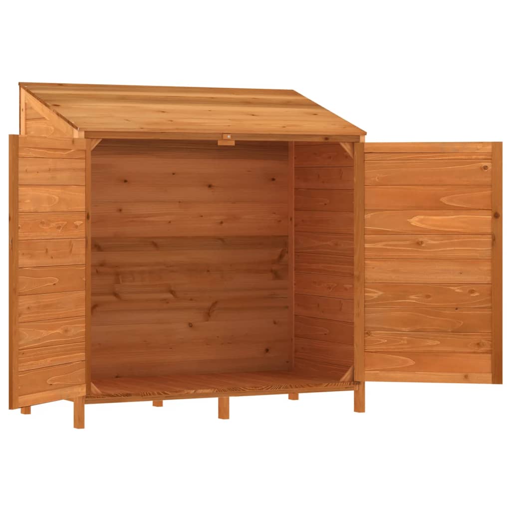 Capanno da Giardino Marrone 102x52x112 cm Legno Massello Abete