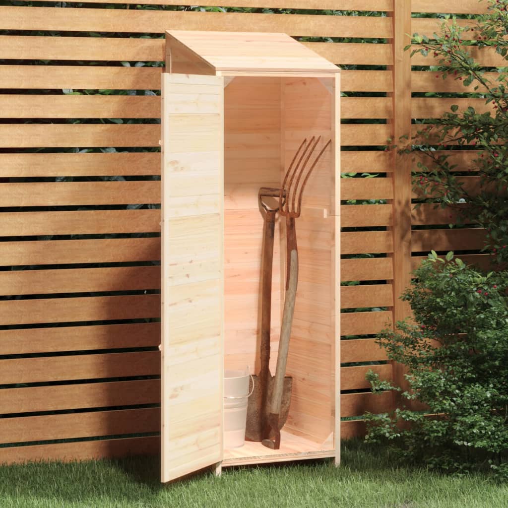 Capanno da Giardino 55x52x174,5 cm in Legno Massello di Abete - homemem39