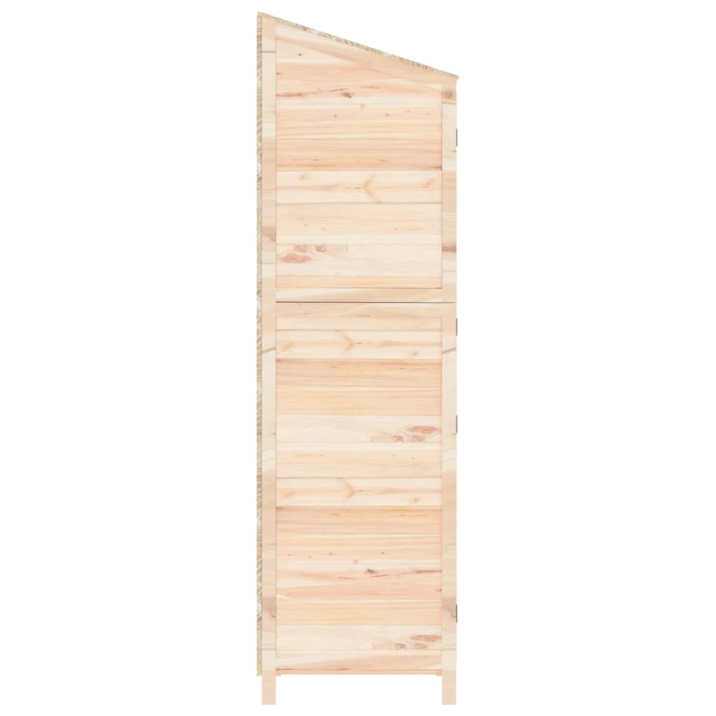 Capanno da Giardino 55x52x174,5 cm in Legno Massello di Abete - homemem39