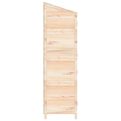 Capanno da Giardino 55x52x174,5 cm in Legno Massello di Abete - homemem39