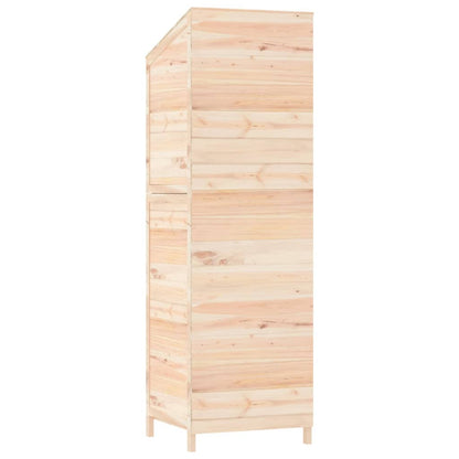 Capanno da Giardino 55x52x174,5 cm in Legno Massello di Abete | homemem39