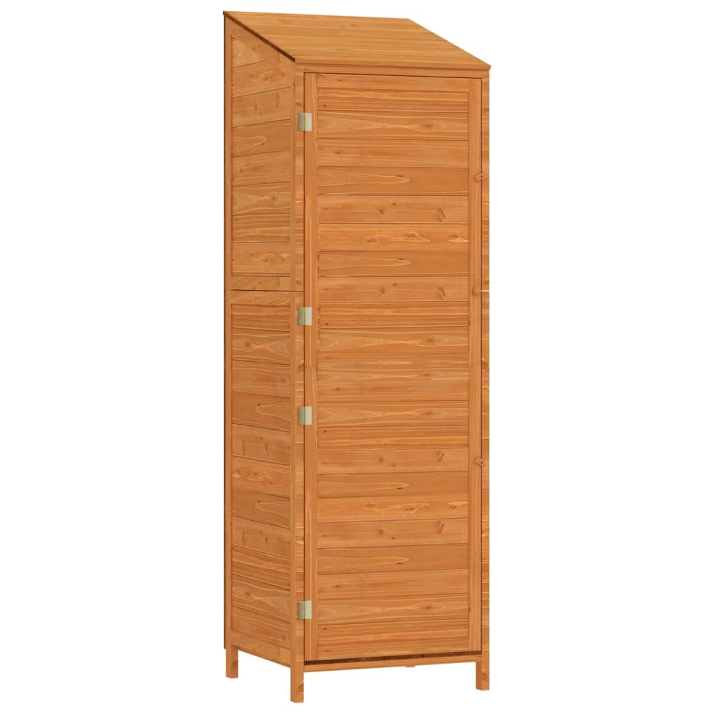 Capanno da Giardino Marrone 55x52x174,5 cm Legno Massello Abete - homemem39