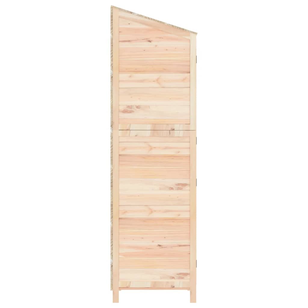 Capanno da Giardino 102x52x174,5 cm in Legno Massello di Abete - homemem39