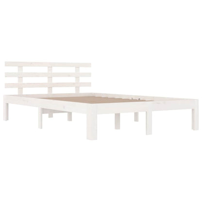 Giroletto Bianco in Legno Massello 135x190 cm Double | homemem39