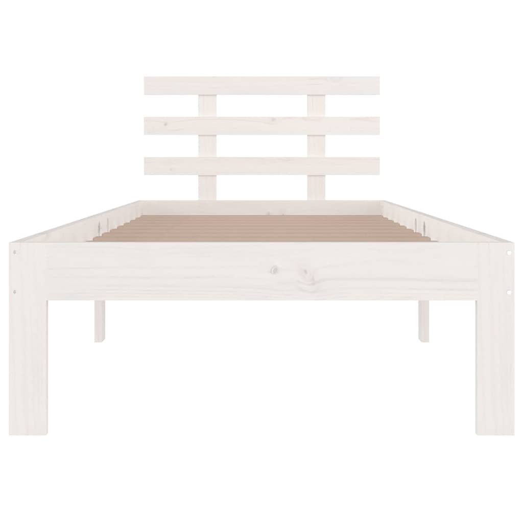 Giroletto Bianco in Legno Massello 90x200 cm | homemem39
