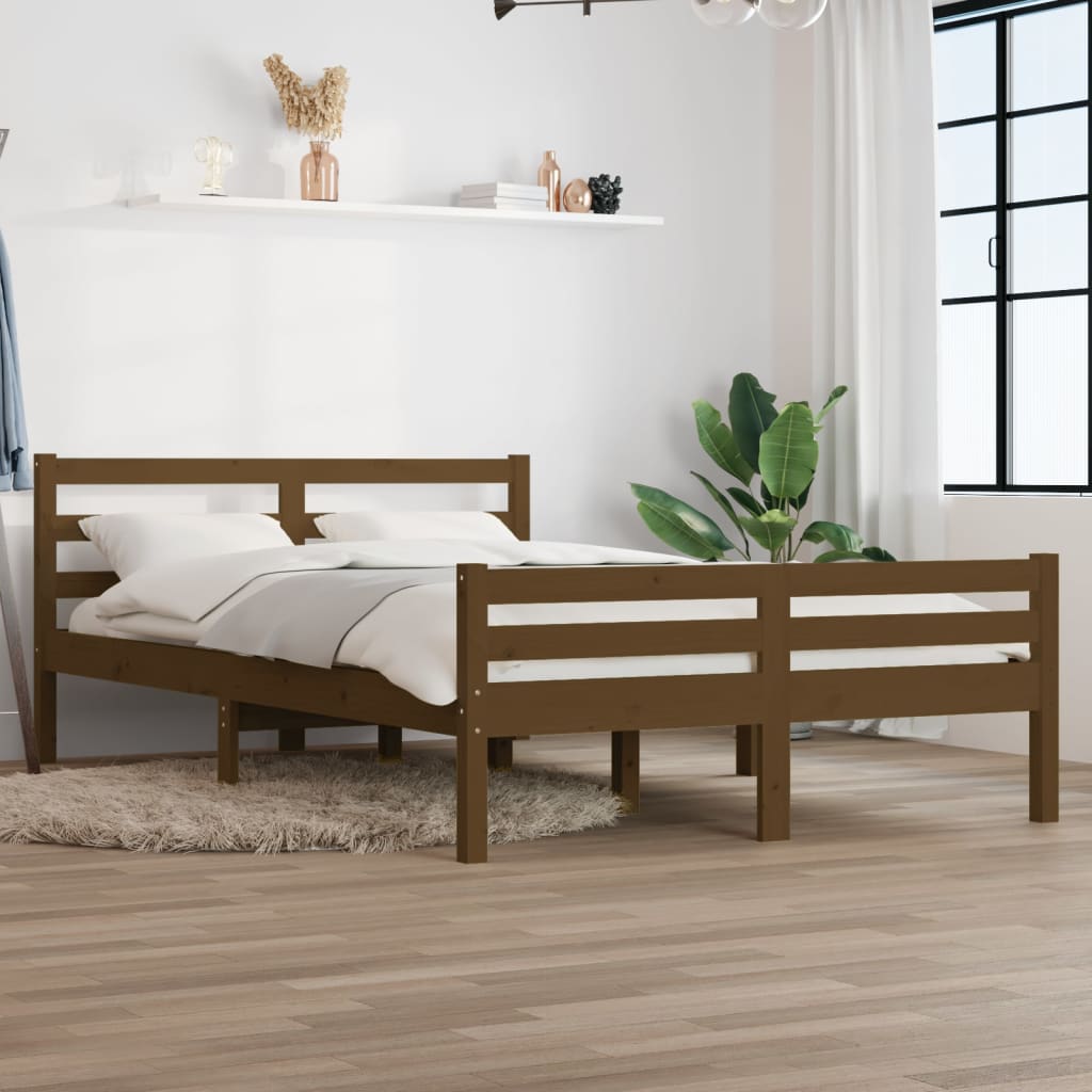 Giroletto Ambra in Legno Massello 135x190 cm Double | homemem39