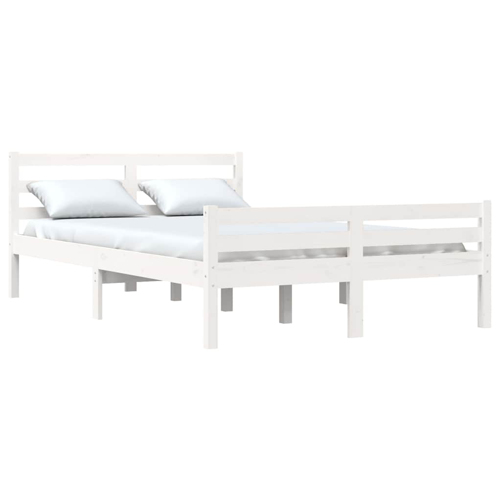 Giroletto Bianco in Legno Massello 140x200 cm | homemem39
