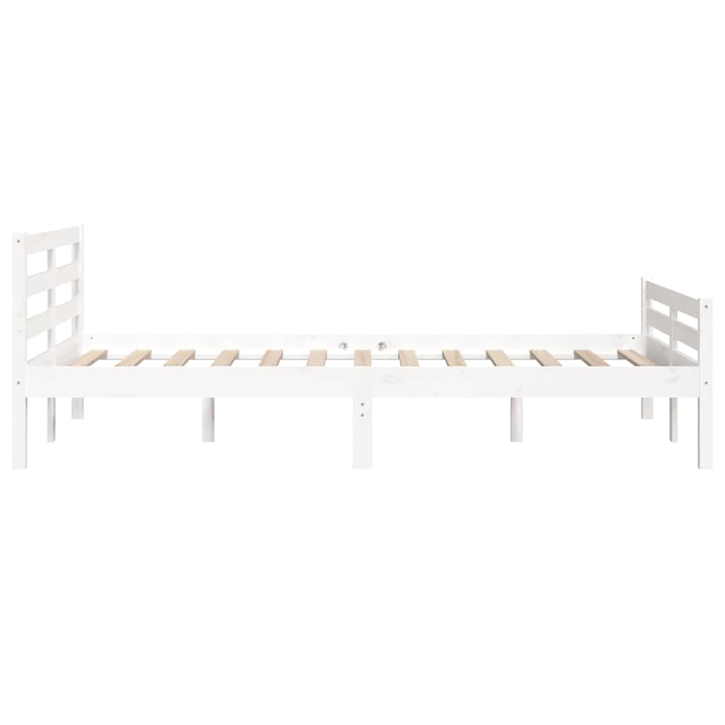 Giroletto Bianco in Legno Massello 140x200 cm | homemem39