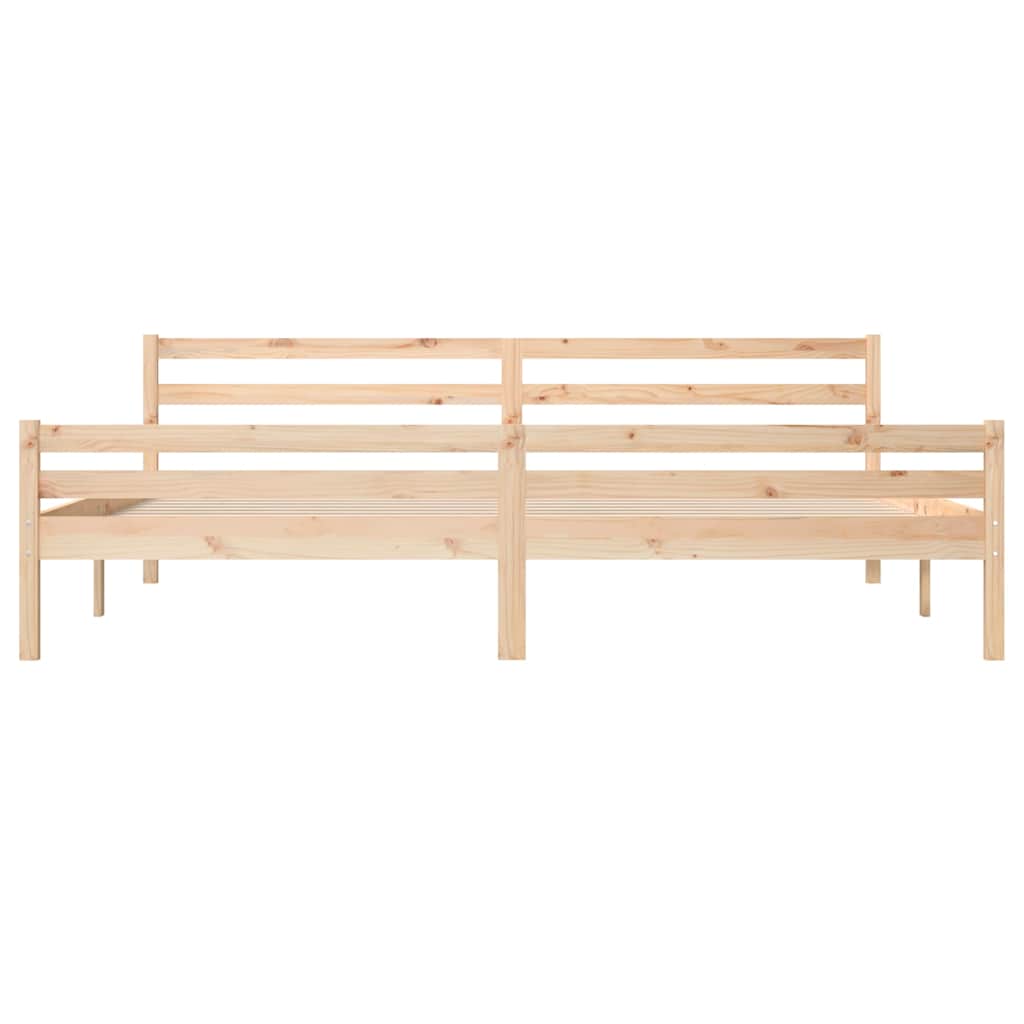 Giroletto senza Materasso in Legno Massello 200x200 cm | homemem39