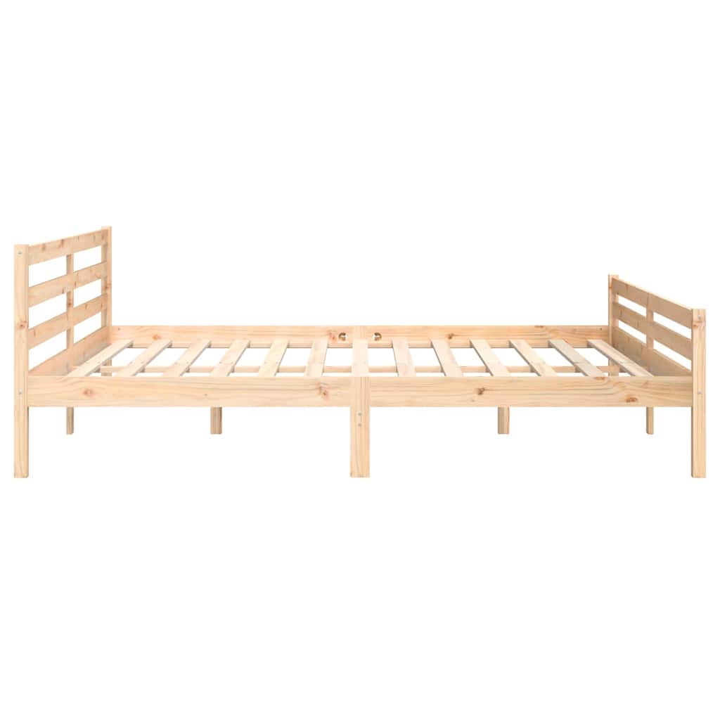 Giroletto senza Materasso in Legno Massello 200x200 cm | homemem39