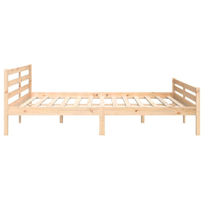 Giroletto senza Materasso in Legno Massello 200x200 cm | homemem39