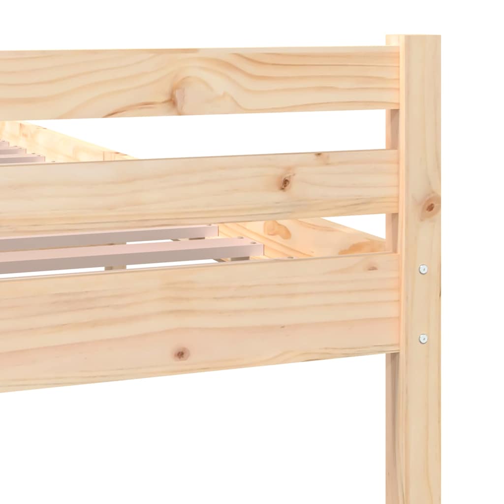Giroletto senza Materasso in Legno Massello 200x200 cm | homemem39