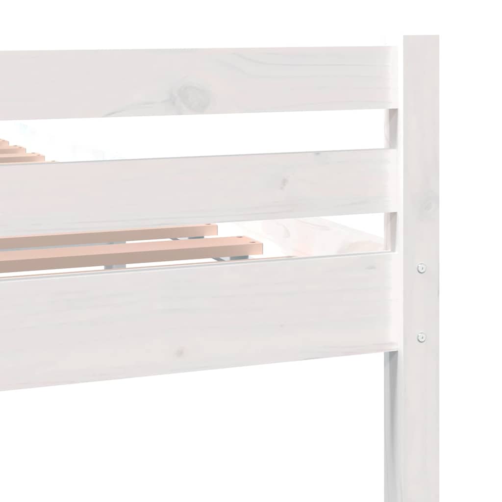 Giroletto Bianco in Legno Massello 200x200 cm | homemem39