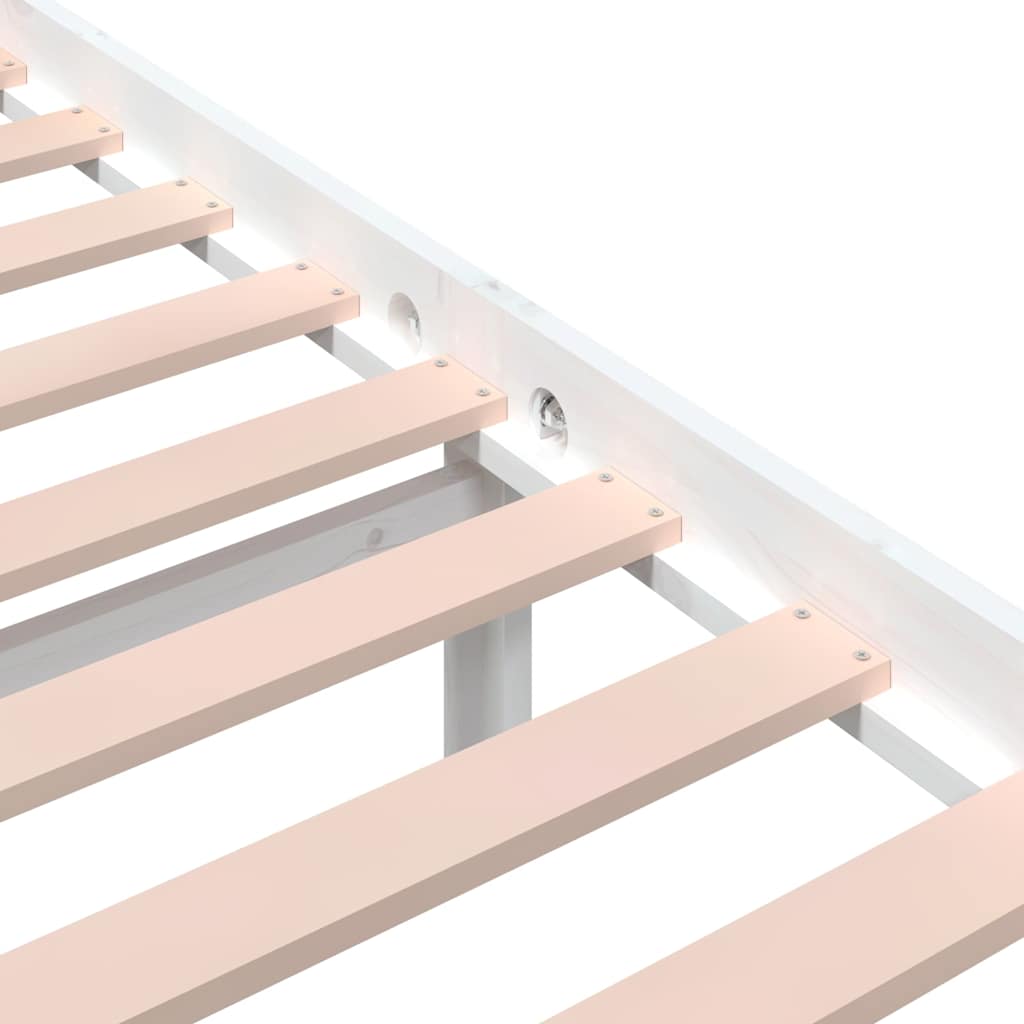 Giroletto Bianco in Legno Massello 200x200 cm | homemem39