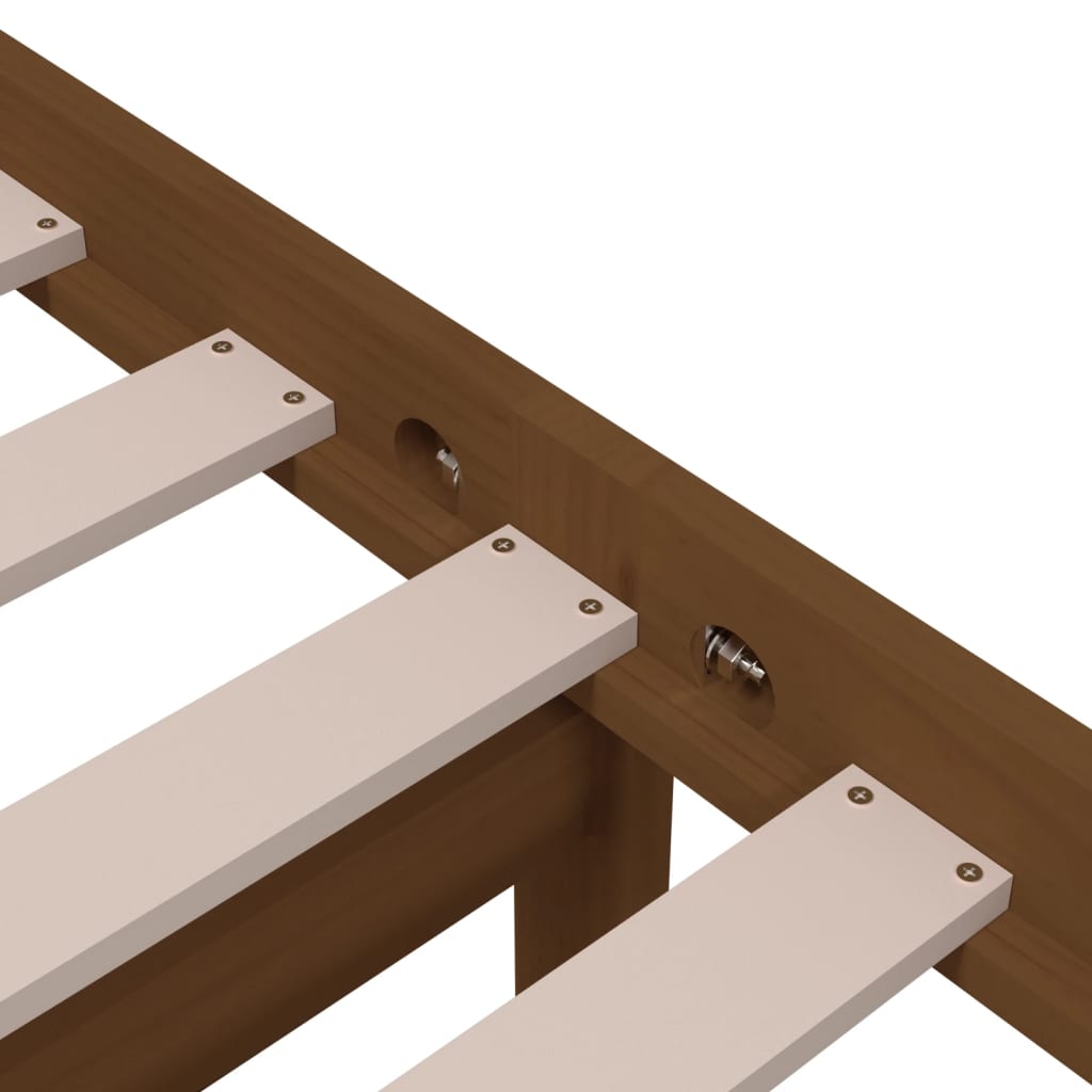 Giroletto senza Materaso Ambra in Legno Massello 75x190 cm | homemem39