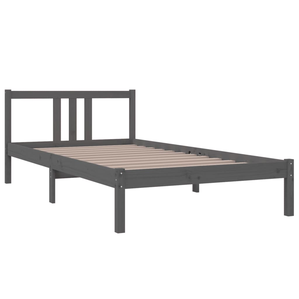 Giroletto Grigio in Legno Massello 100x200 cm | homemem39