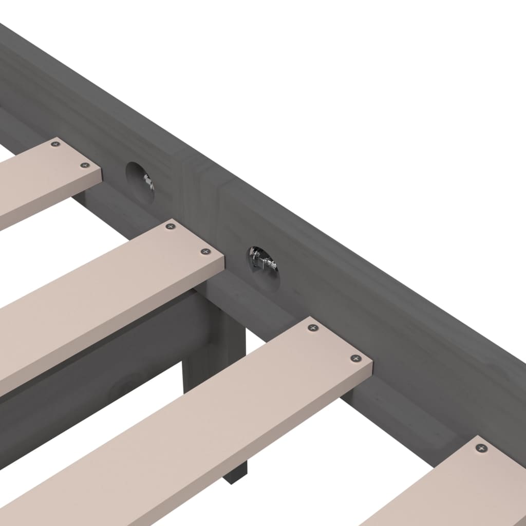 Giroletto Grigio in Legno Massello 100x200 cm | homemem39