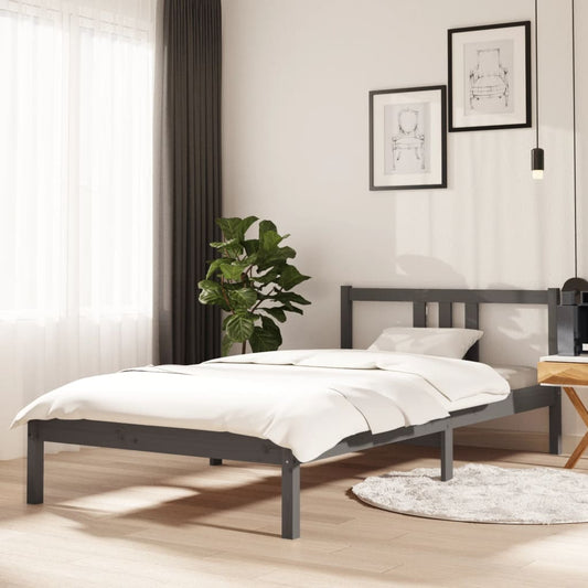 Giroletto Grigio in Legno Massello 100x200 cm | homemem39