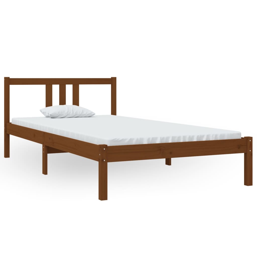 Giroletto senza Materasso Ambra in Legno Massello 100x200 cm | homemem39