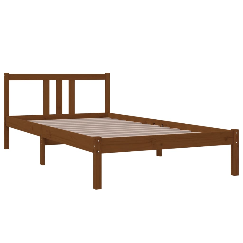 Giroletto senza Materasso Ambra in Legno Massello 100x200 cm | homemem39