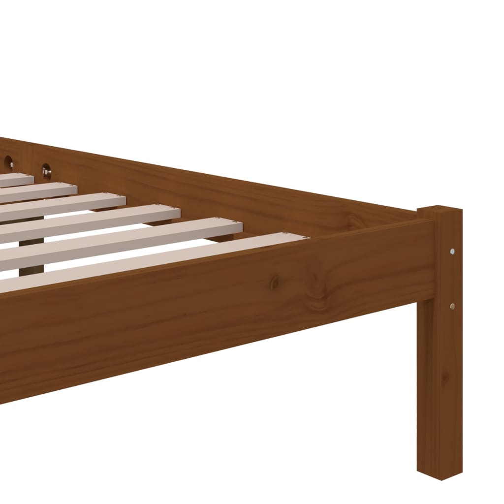 Giroletto senza Materasso Ambra in Legno Massello 100x200 cm | homemem39