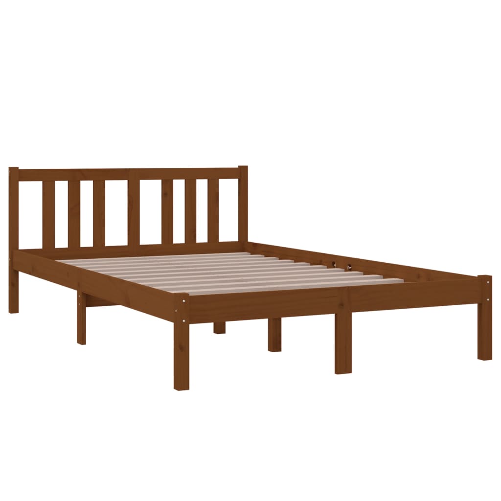 Giroletto senza Materasso Ambrato in Legno di Pino 120x200 cm | homemem39