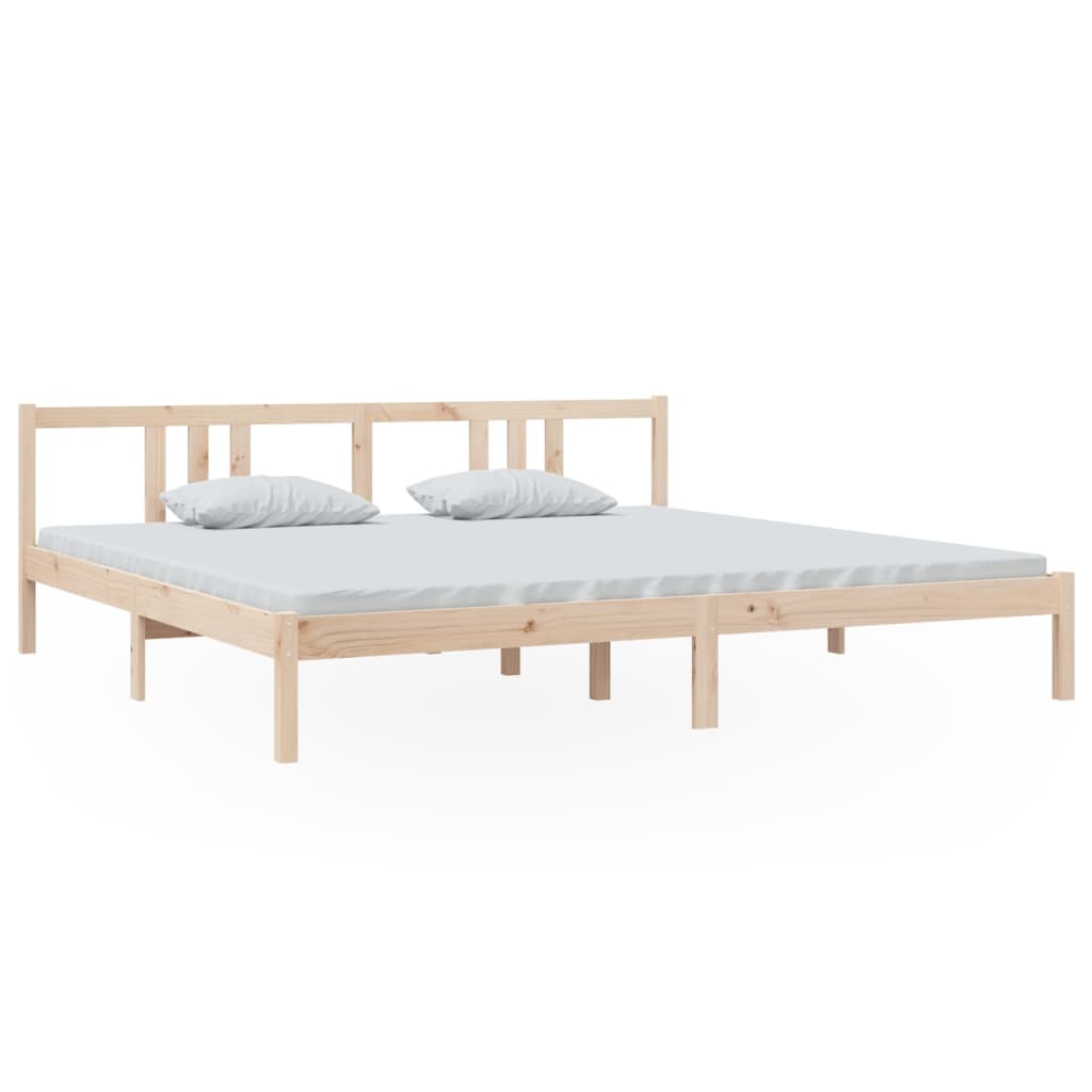 Giroletto senza Materasso in Legno Massello 200x200 cm | homemem39