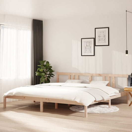 Giroletto senza Materasso in Legno Massello 200x200 cm | homemem39