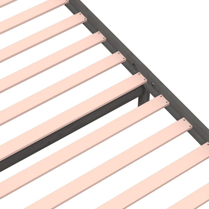 Giroletto in Legno Massello Grigio 75x190 cm Small Single - homemem39