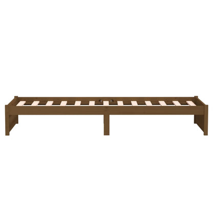 Giroletto senza Materaso Ambra in Legno Massello 75x190 cm - homemem39