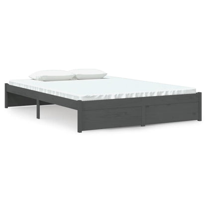 Giroletto Grigio in Legno Massello 140x190 cm | homemem39
