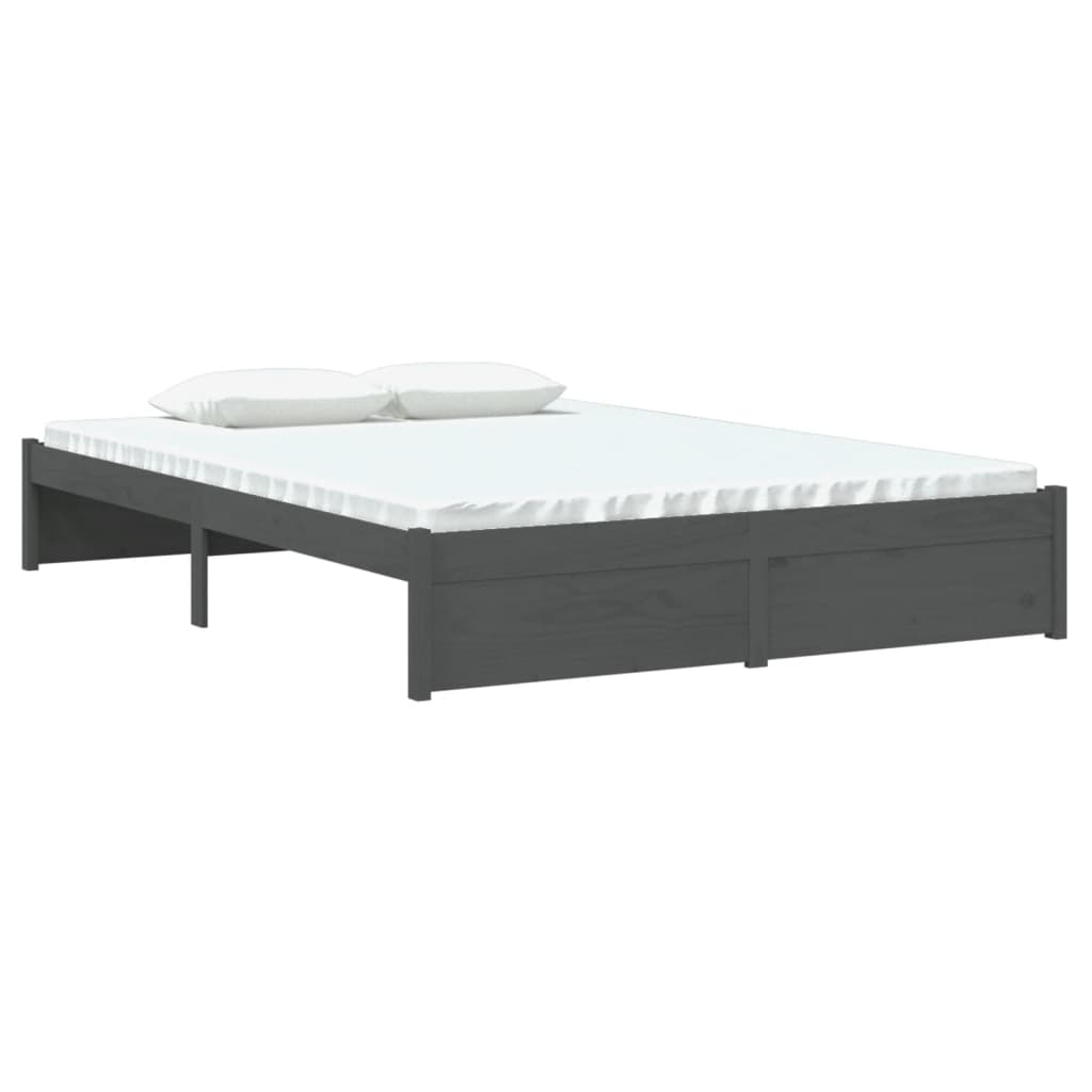 Giroletto Grigio in Legno Massello 140x190 cm | homemem39