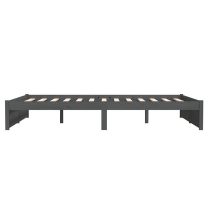 Giroletto Grigio in Legno Massello 140x190 cm | homemem39