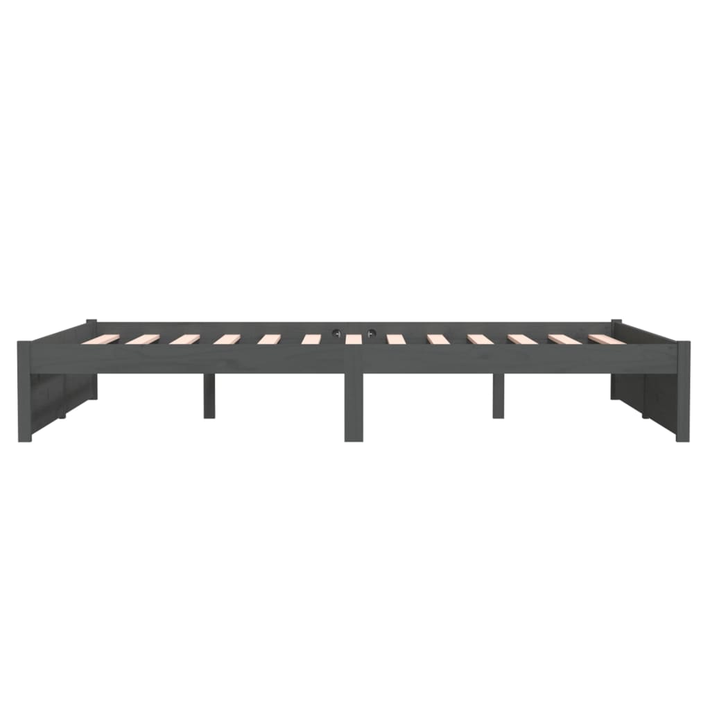 Giroletto Grigio in Legno Massello 140x190 cm - homemem39