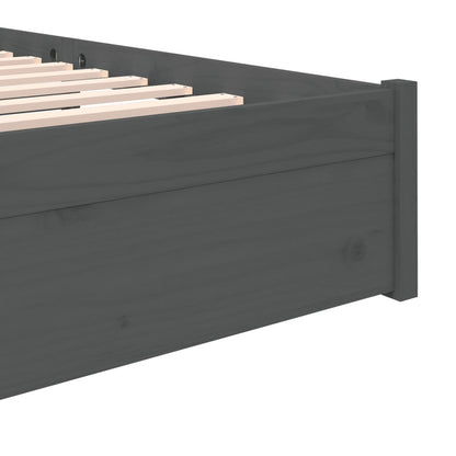 Giroletto Grigio in Legno Massello 140x190 cm | homemem39
