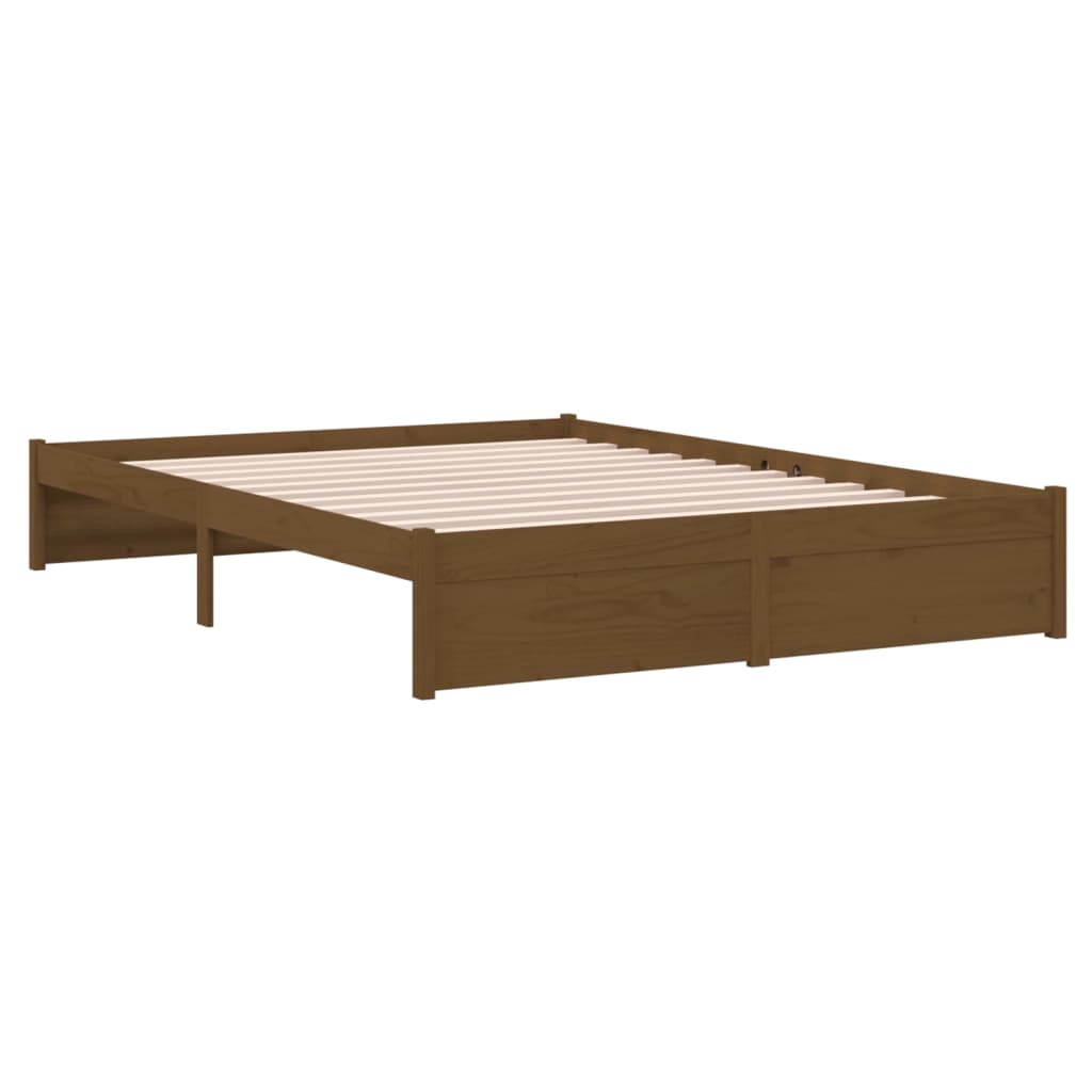 Giroletto senza Materaso Ambra in Legno Massello 140x190 cm | homemem39