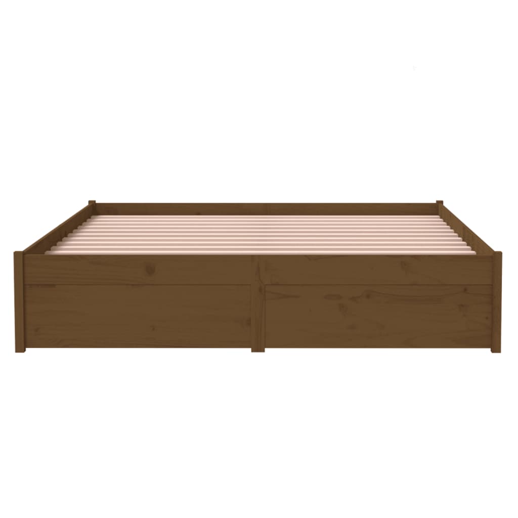 Giroletto senza Materaso Ambra in Legno Massello 140x190 cm | homemem39