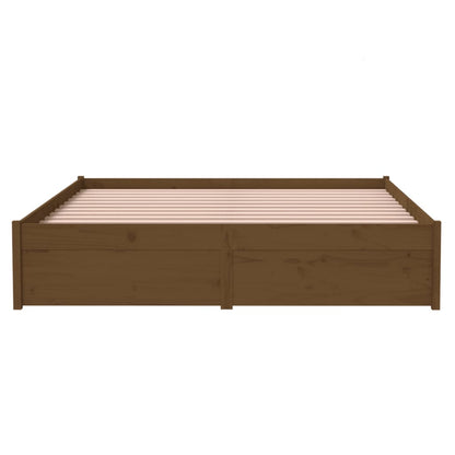 Giroletto senza Materaso Ambra in Legno Massello 140x190 cm | homemem39