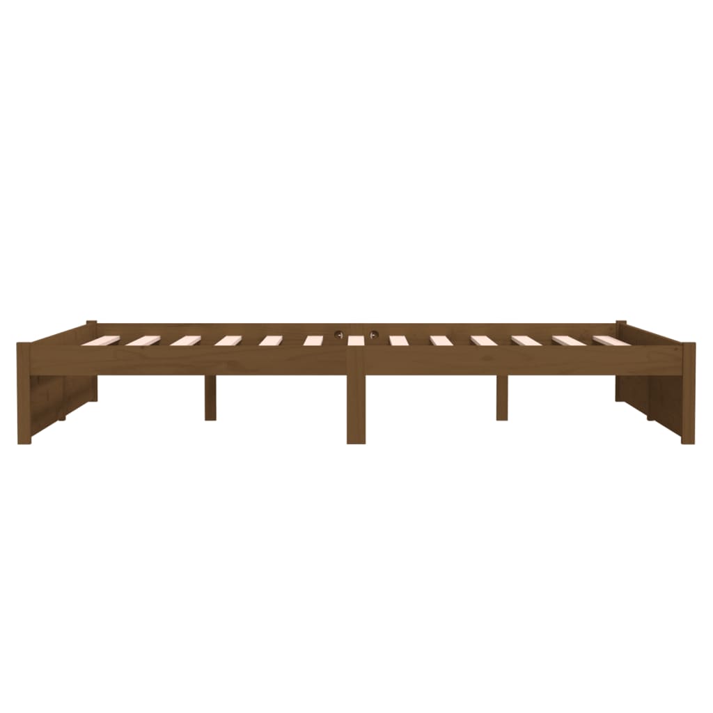Giroletto senza Materaso Ambra in Legno Massello 140x190 cm | homemem39