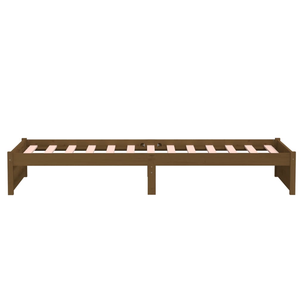 Giroletto senza Materasso Ambra Legno Massello Pino 90x200 cm - homemem39