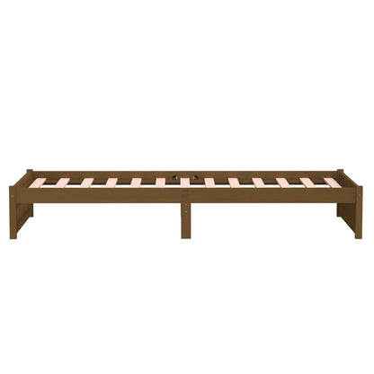 Giroletto senza Materasso Ambra Legno Massello Pino 90x200 cm - homemem39