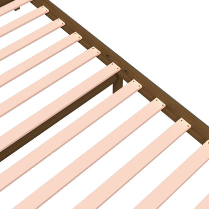 Giroletto senza Materaso Ambra in Legno Massello 140x200 cm - homemem39