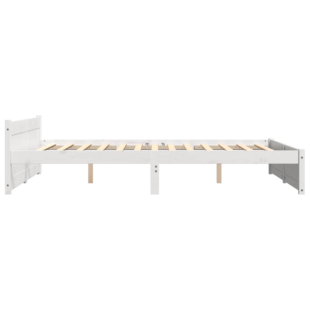 Giroletto Bianco in Legno Massello 140x190 cm | homemem39