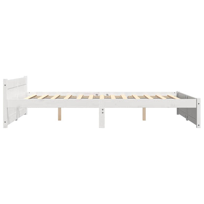 Giroletto Bianco in Legno Massello 140x190 cm | homemem39