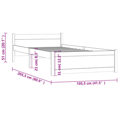 Giroletto Marrone Miele in Legno Massello 100x200 cm