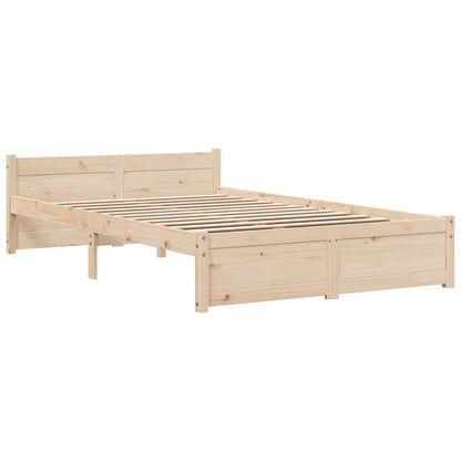 Giroletto senza Materasso Ambrato in Legno Massello 120x200 cm | homemem39